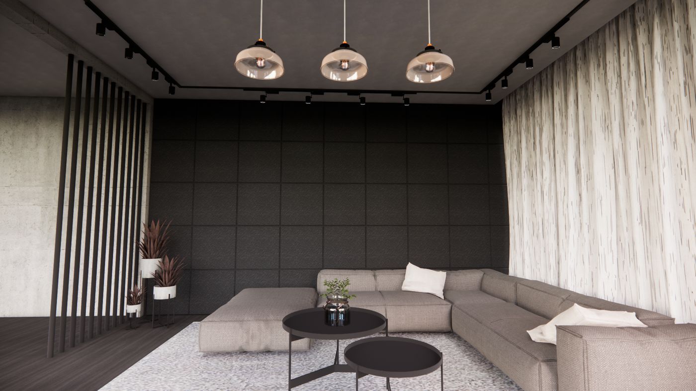Elementos suspensos com EcoFiber Decor